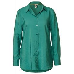 Street One Blouse with button placket - green (14957)