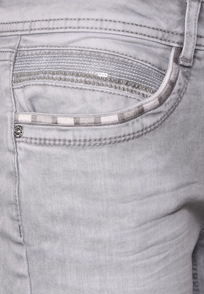 Street One Casual Fit Jeans mit Stretch - grau (14824)