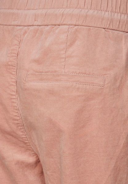 Street One Loose fit corduroy pants - pink (14945)
