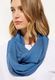 Street One Basic loop scarf in solid color - blue (15170)