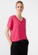Street One Shirt with a rib collar - red (15190)