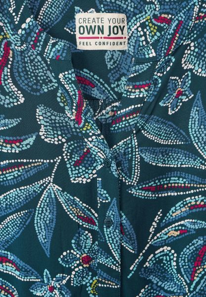 Cecil Kleid mit Multicolorprint - grün/blau (34926)