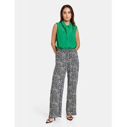 Taifun Pantalon large Palazzo - noir (01102)