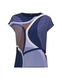 Opus T-Shirt - Sadoli print - violet/bleu (60023)