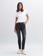 Opus Slim Jeans - Evita dark - schwarz (70107)