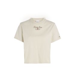 Tommy Jeans Classic Fit T-Shirt with Logo - beige (ACG)
