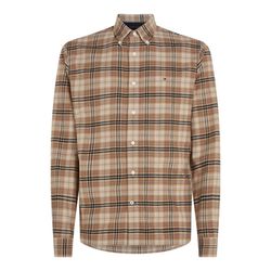 Tommy Hilfiger Regular fit brushed cotton shirt - brown (0M7)