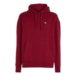 Tommy Jeans Relaxed Fit Hoodie mit kleinem Tommy-Batch - rot (XJS)