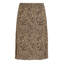 Tommy Jeans Flared Straight Fit Skirt with Print - beige (0GI)