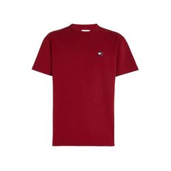 Tommy Jeans T-shirt Classic Fit avec badge - rouge (XJS)