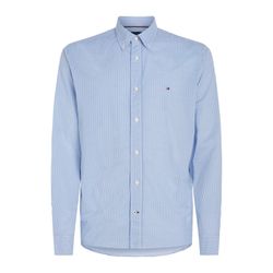 Tommy Hilfiger Regular Fit Hemd mit Mikro-Strich-Print - blau (0GY)