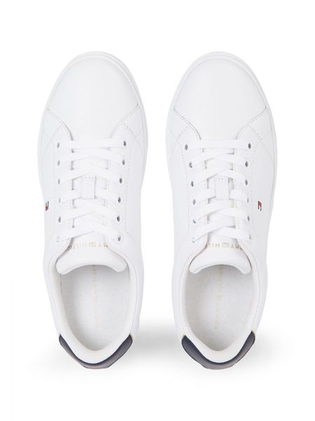 Tommy Hilfiger Leather sneaker - white (0LG)