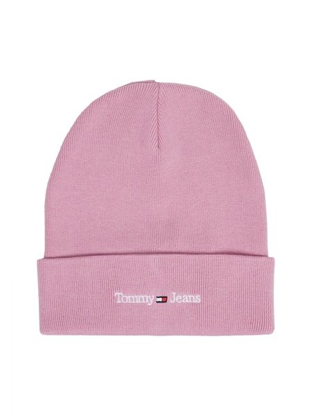 Tommy Hilfiger Logo-Beanie aus Rippstrick - pink (TOB)