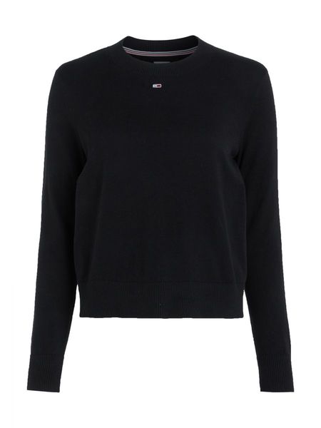 Black sweater shop round neck