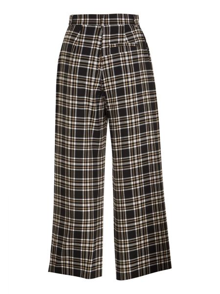 Tommy Jeans Checked pants - black (0GR)