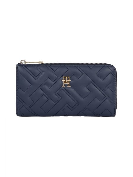 Tommy Hilfiger TH Soft large zipper wallet - blue (DW6)