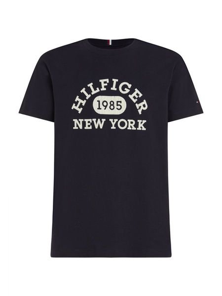 Tommy Hilfiger blue - (DW5) - Logo T-Shirt Hilfiger L Monotype College