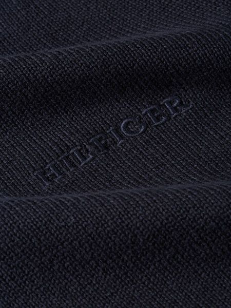 Tommy Hilfiger Rundhals-Pullover mit Monotype-Logo - blau (DW5)