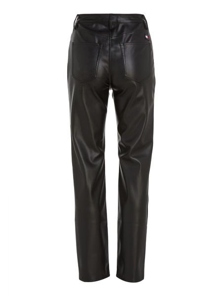 Tommy Jeans Imitation leather pants - black (BDS)