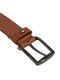 Tommy Hilfiger Denton leather belt with enamel flag - brown (GB8)