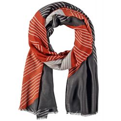 Gerry Weber Collection Striped maxi scarf - gray/brown (02070)