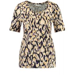 Gerry Weber Collection T-shirt with allover print  - purple/yellow (09038)