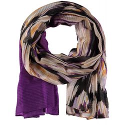 Gerry Weber Collection Patterned scarf with color gradient - purple (09038)