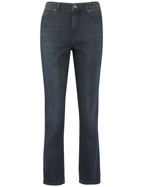 Gerry Weber Collection Jeans avec bandes longitudinales sur les côtés - noir/bleu (832002)
