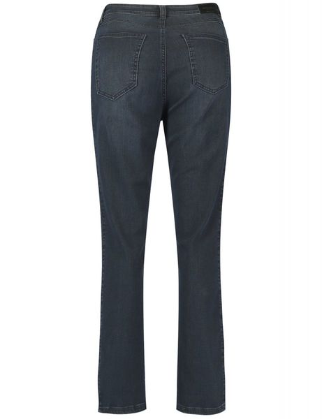 Gerry Weber Collection Modische Jeans mit seitlichen Längsbiesen - schwarz/blau (832002)