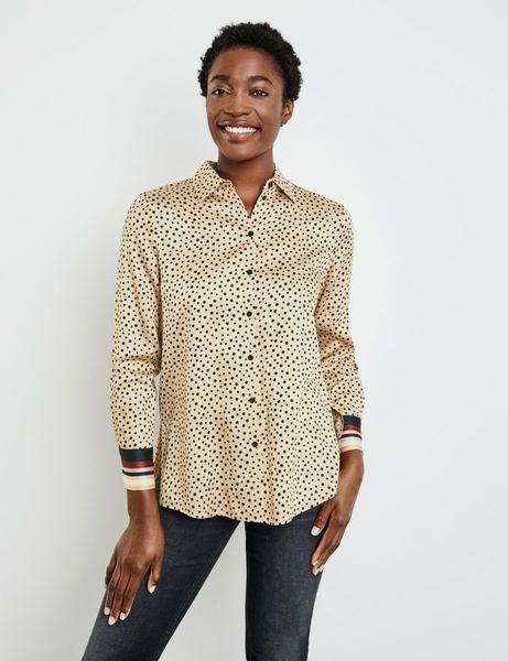 Gerry Weber Collection Dot blouse - beige/white/black (09018)