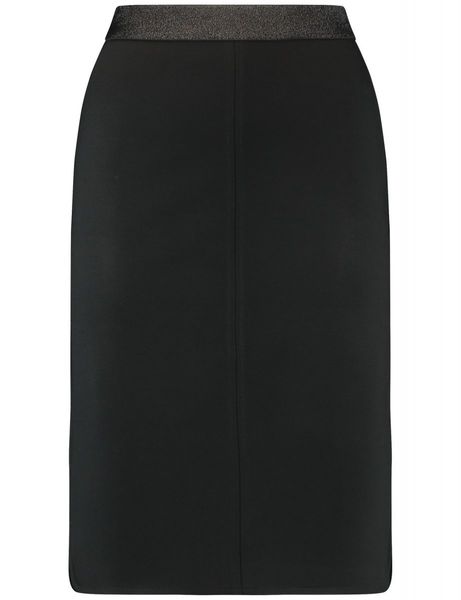 Gerry Weber Collection Skirt with glittering cuff - black (11000)