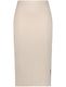 Gerry Weber Collection Skirt with a ribbed pattern - beige (905440)