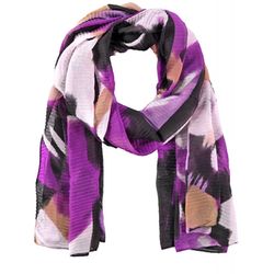 Gerry Weber Edition Foulard à motifs avec structure - rose/noir/violet (01036)