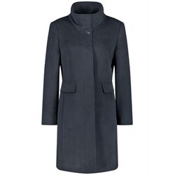 Gerry Weber Edition Short wool coat with stand-up collar - blue (80890)