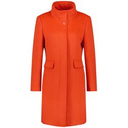 Gerry Weber Edition Short wool coat with stand-up collar - red (60704)