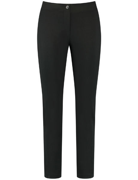 Gerry Weber Edition 7/8 trousers in a slim fit - black (11000)