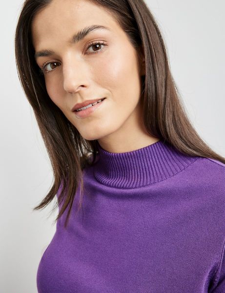 Gerry Weber Edition Fine knit short sleeve sweater - purple (30904) - 44