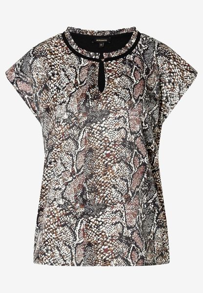 More & More Blouse shirt with snake print - black (3790)
