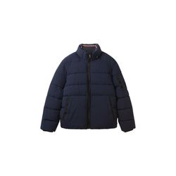 Tom Tailor Puffer jacket with a hidden hood - blue (10668)