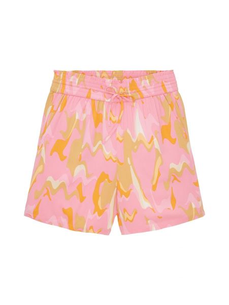 Tom Tailor Denim Easy relaxed shorts - pink/yellow (31704)