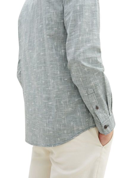 Tom Tailor Shirt with all-over print - green (32320)