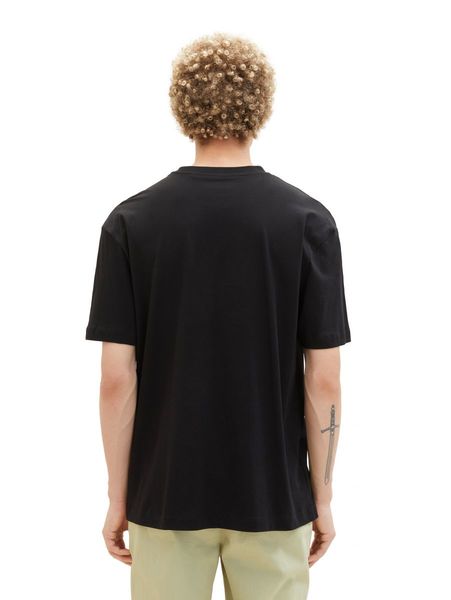Tom Tailor Denim T-shirt with printed photo - black (29999)