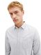 Tom Tailor Fitted structured shirt - white/gray (32292)