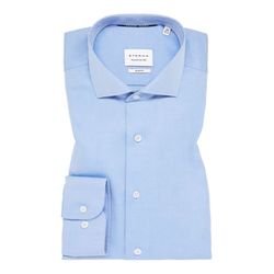 Eterna Slim Fit: chemise à manches longues - bleu (14)