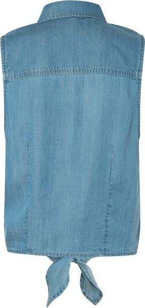 Pepe Jeans London Ärmelloses Hemd - Winona  - blau (0)