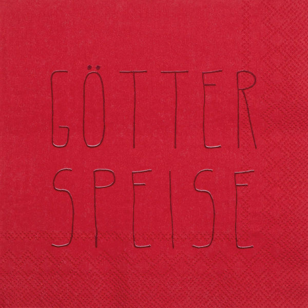 Räder Serviettes - Götterspeise - rouge (0)