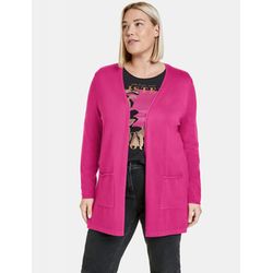 Samoon Cardigan long - rose (03380)