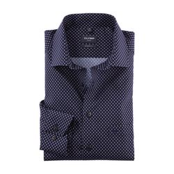 Olymp Modern Fit : business shirt - brown/blue (28)