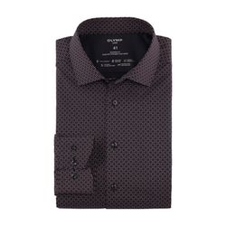 Olymp Modern Fit: Shirt - black/brown (33)