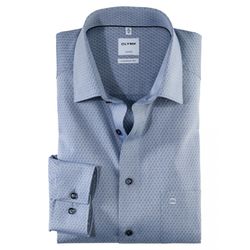 Olymp Comfort fit : chemise d'affaires - bleu (18)